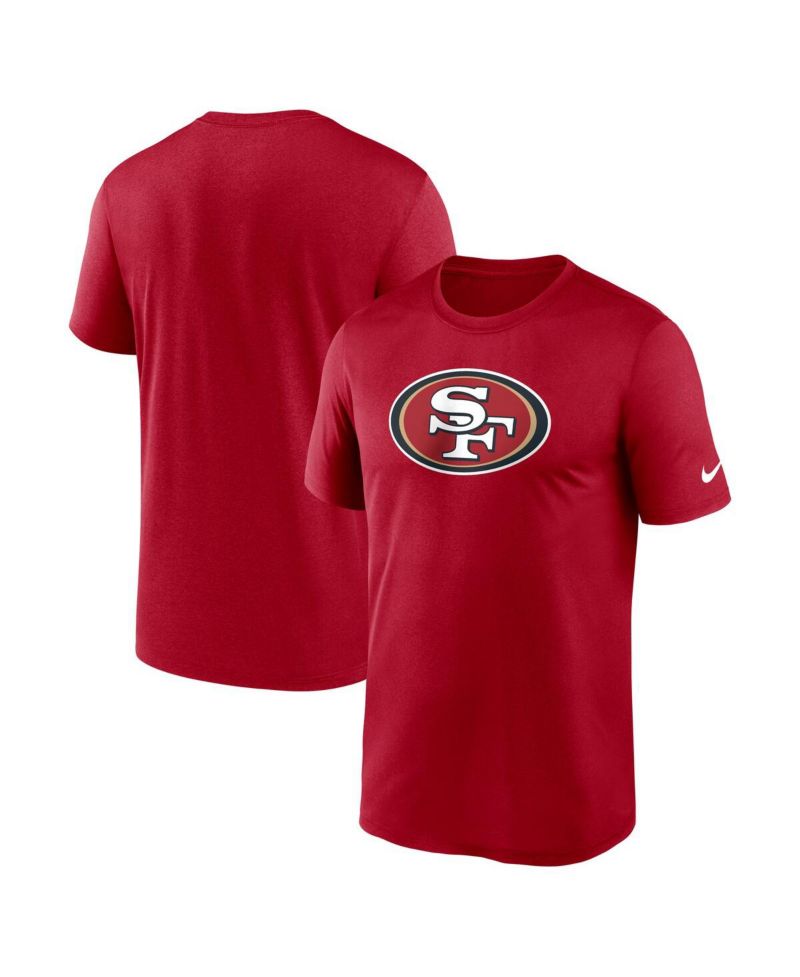 Men's Scarlet San Francisco 49ers Primetime Legend Logo Performance T-Shirt