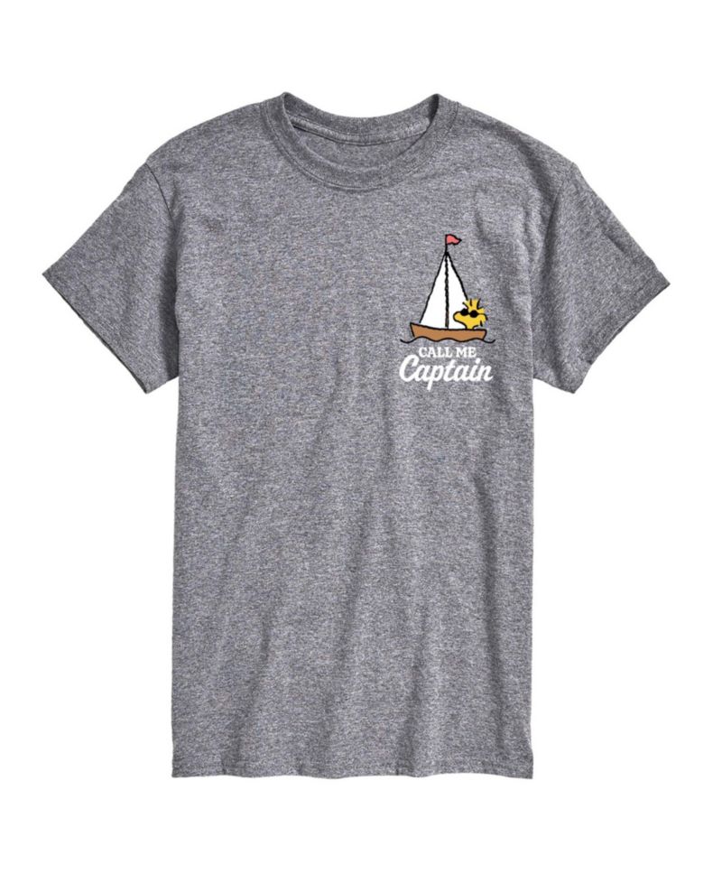 Men's Peanuts Woodstock Call Me Captain Graphic T-Shirt