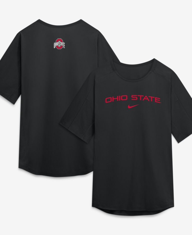 Men's Black Ohio State Buckeyes Golf Club Shirt