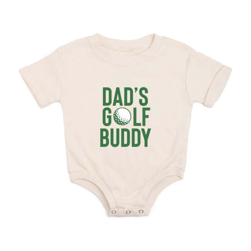 Baby Boys Dad's Golf Buddy Short Sleeve Romper