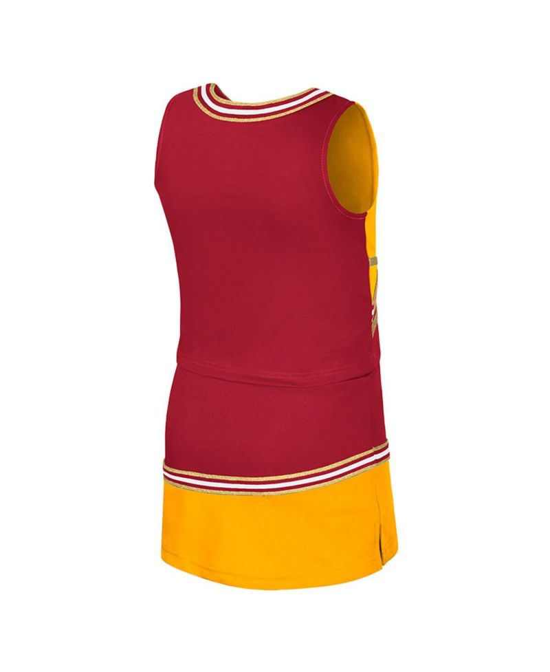 Big Girls 2-Piece Cardinal Iowa State Cyclones Lollipop Park Cheer Set
