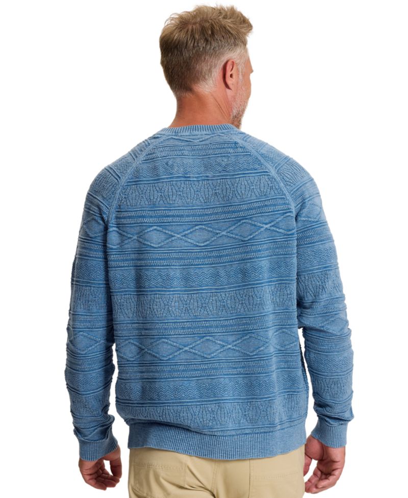 Men's Sun-Soaked Long-Sleeve Crewneck Sweater