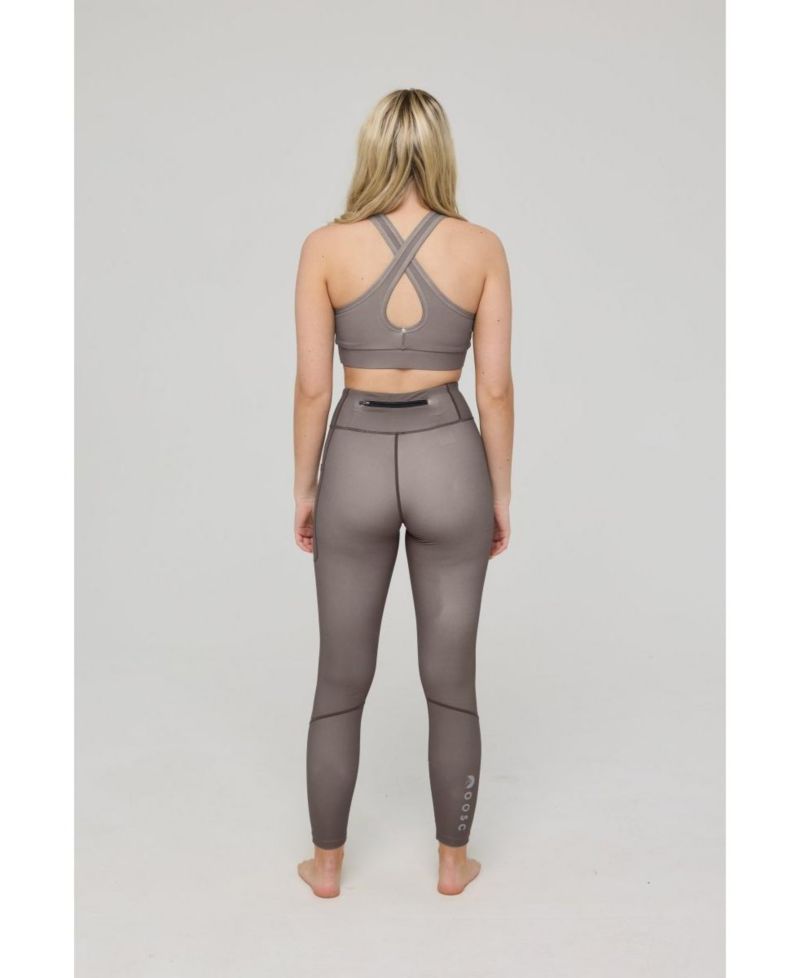 Women's Infinite High Waisted Leggings - Khaki