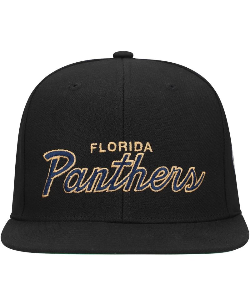 Mitchell Ness Men's Florida Panthers Core Team Script 2.0 Snapback Hat