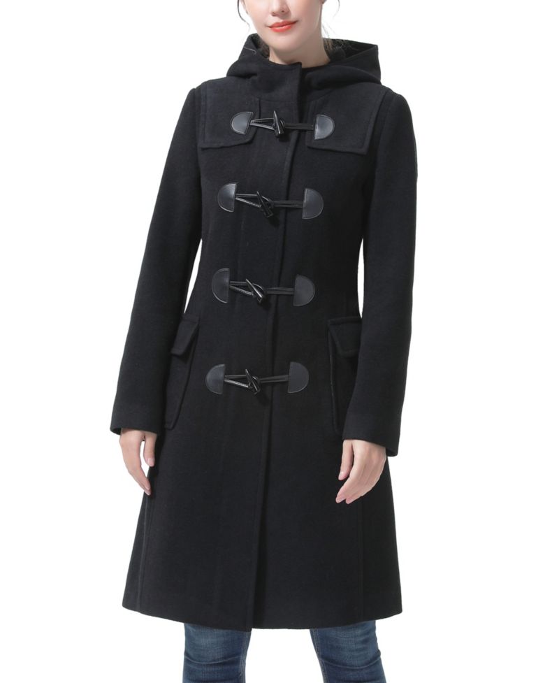 Women's Avani Wool Blend Hooded Toggle Coat