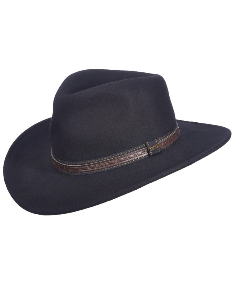 Men's Wool Felt Outback Overlay Hat