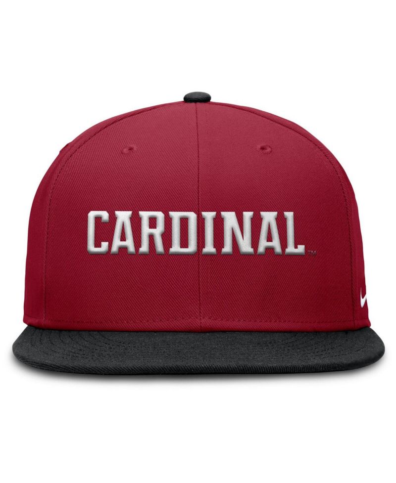 Men's Cardinal/Black Stanford Cardinal Two-Tone Primetime Performance Fitted Hat