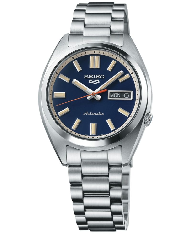 Men's Automatic 5 Sports Midsize Stainless Steel Bracelet Watch 37mm