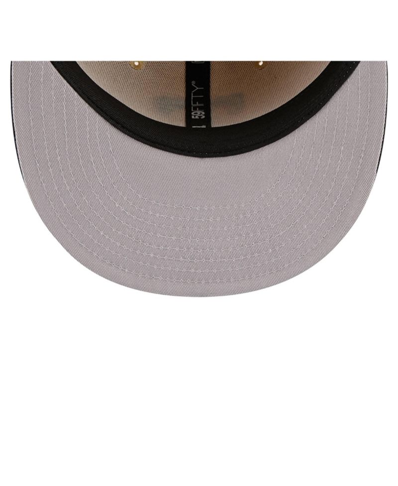 Men's Light Beige Texas Rangers Two-Tone Embroidered Visor 59FIFTY Fitted Hat