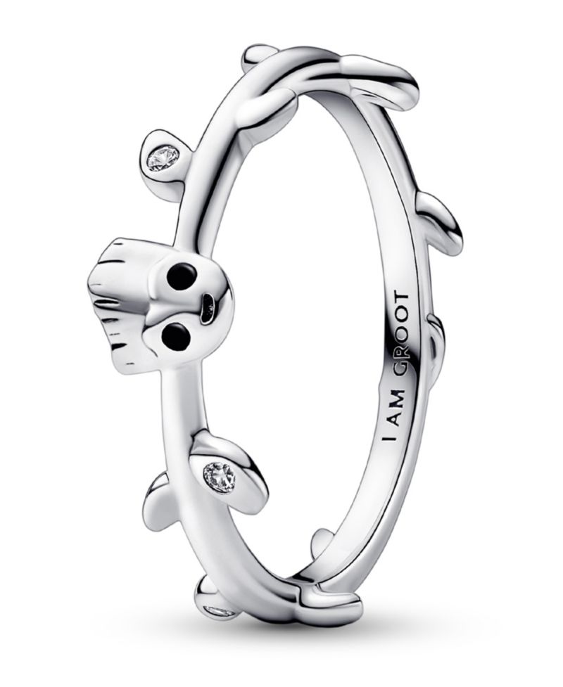 Sterling Silver Marvel Guardians of the Galaxy Groot Leaf Ring