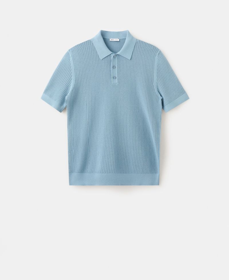Men's Cotton Knitted Polo Shirt