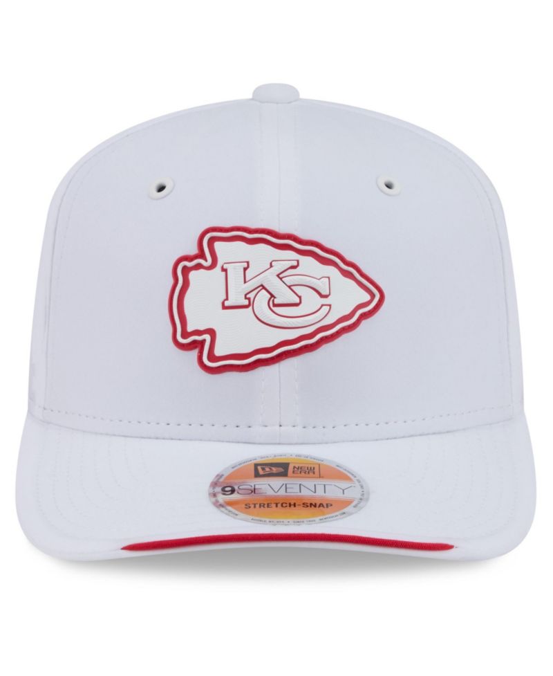 Men's White Kansas City Chiefs 2026 Sideline 9SEVENTY Adjustable Hat