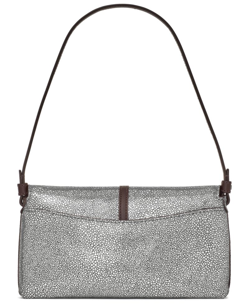 Loop Metallic Dot Small Flap Shoulder Handbag