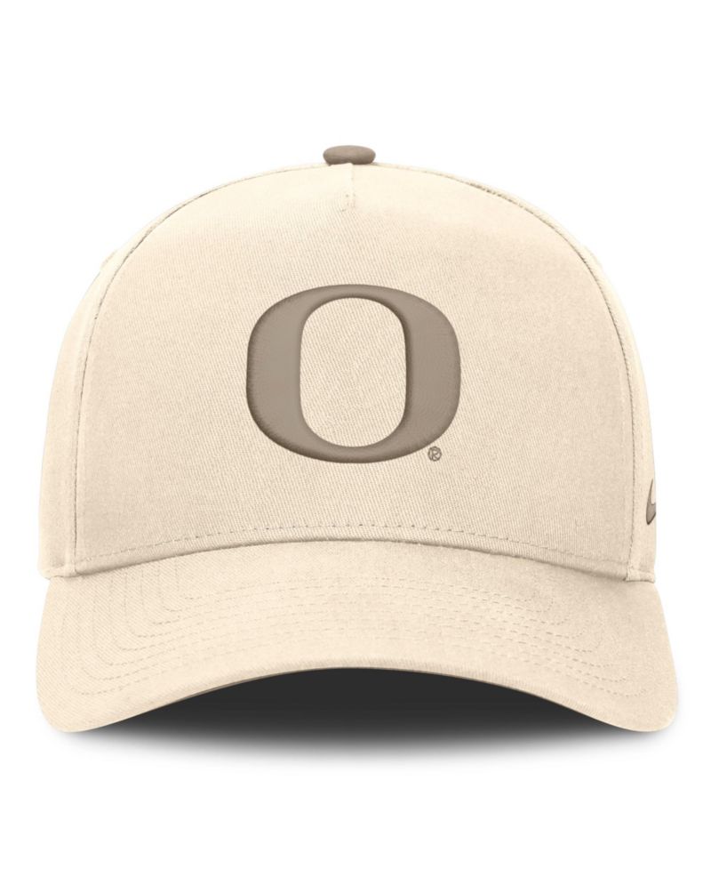 Men's Natural Oregon Ducks Rise Adjustable Hat