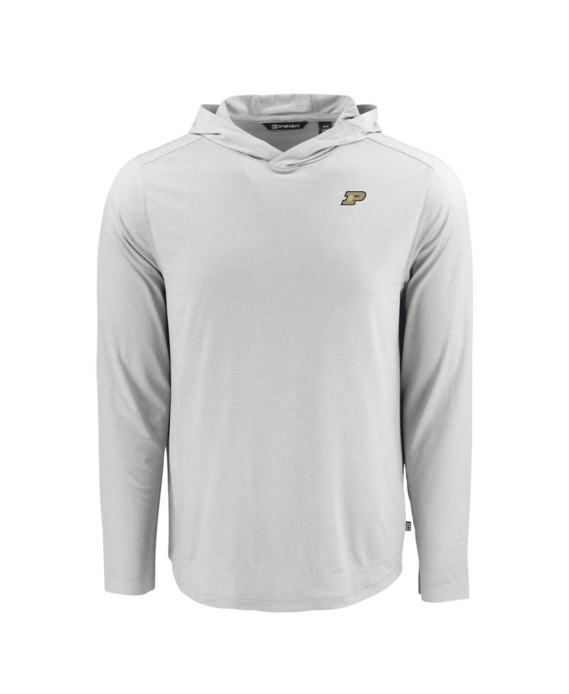 Men's Gray Purdue Boilermakers Coastline Epic Comfort Eco Long Sleeve Hoodie