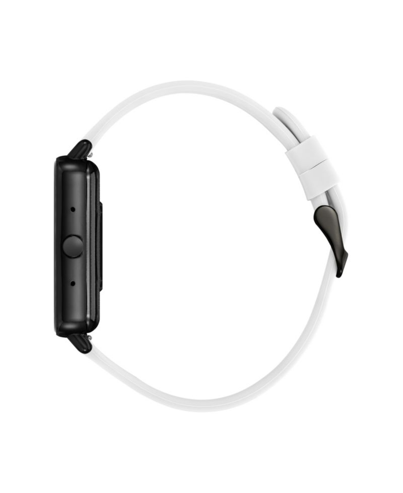 Women's Connect It Illume Smartwatch with Black Leather and White Silicone Band, 37mm