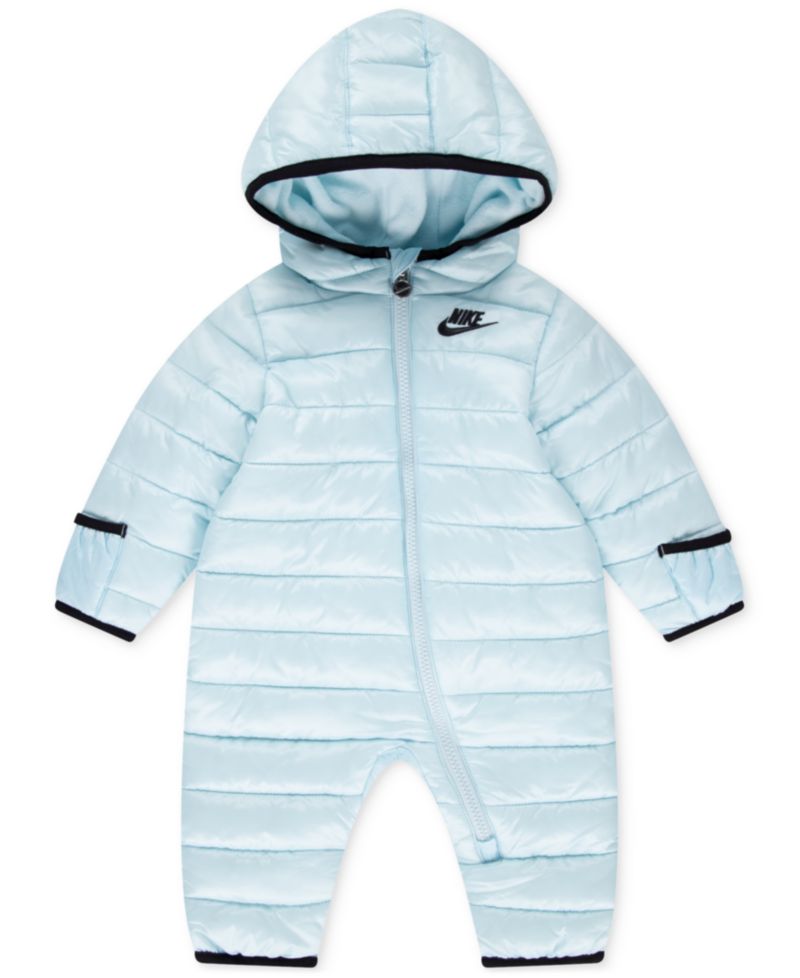 Baby Boys or Girls Hooded Solid Ripstop Snowsuit
