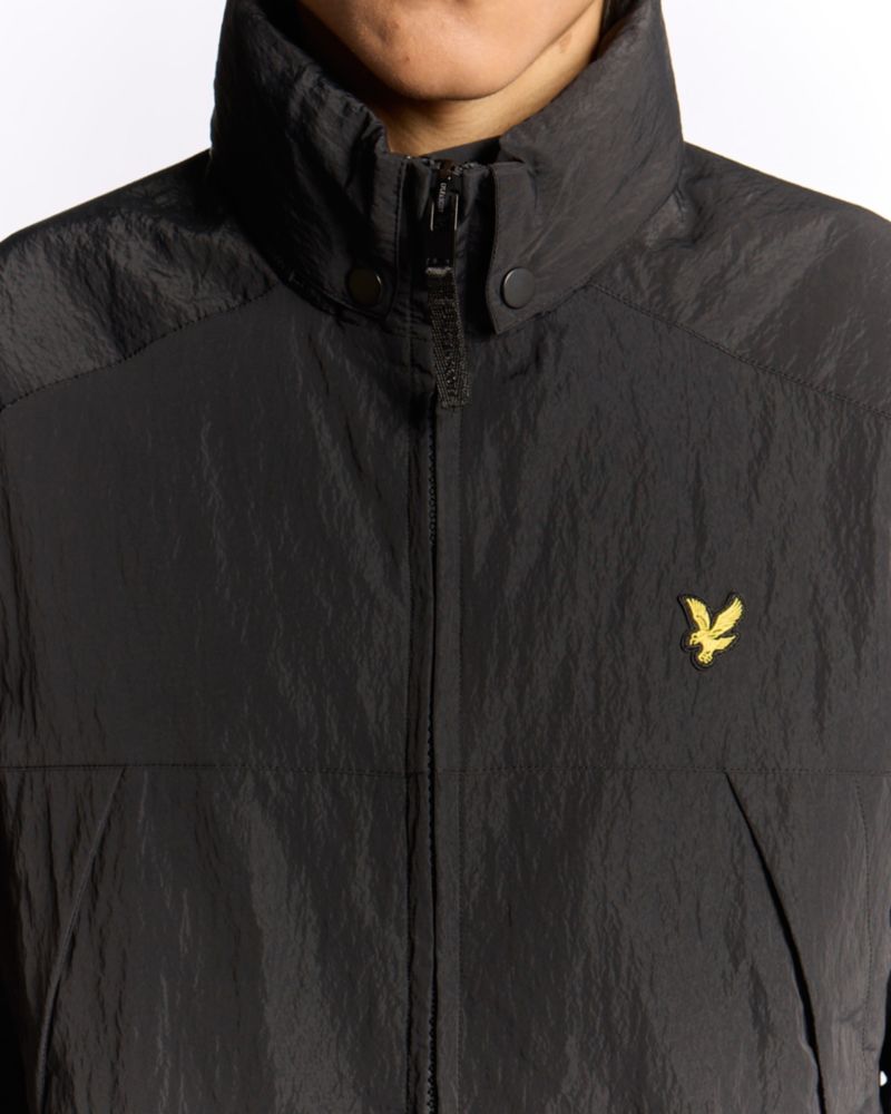 Men's Long Sleeve Fold Away Hood Jacket