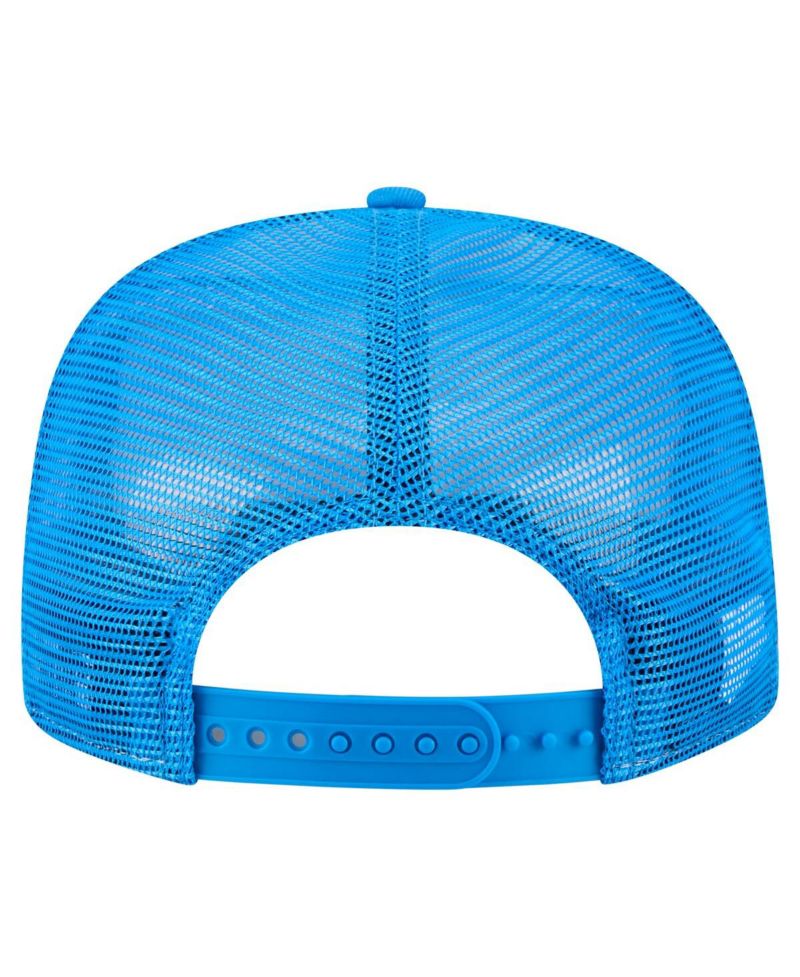 Men's Cream/Blue Detroit Lions Cutout A-Frame 9FIFTY Snapback Hat