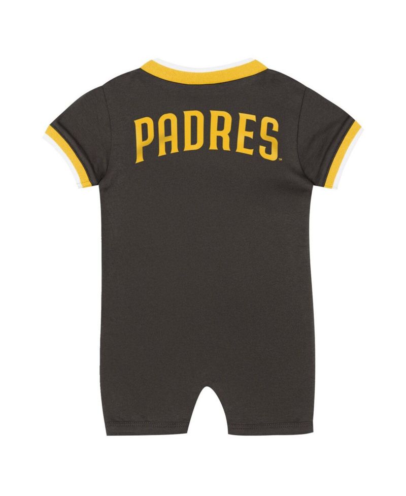 Baby Boys and Girls Brown San Diego Padres Pinch Coverall