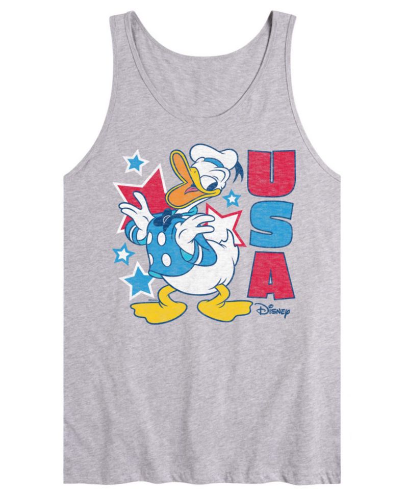 Men's Disney Donald USA Sleeveless Graphic Tank Top
