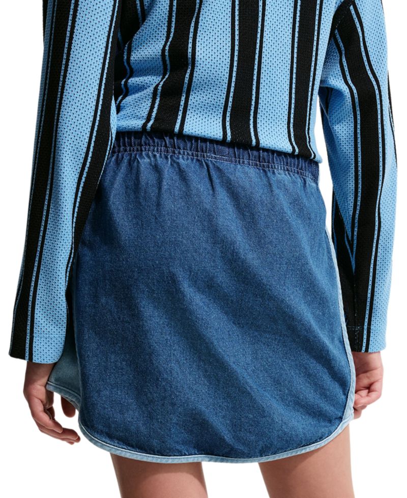 Girls' 7-16 Sportswear Collection Pull-On Denim Skirt