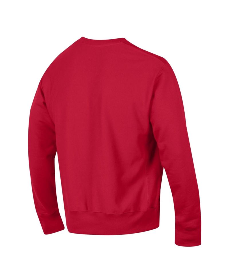 Men's Scarlet Ohio State Buckeyes Relentless Reverse Weave Sweatshirt