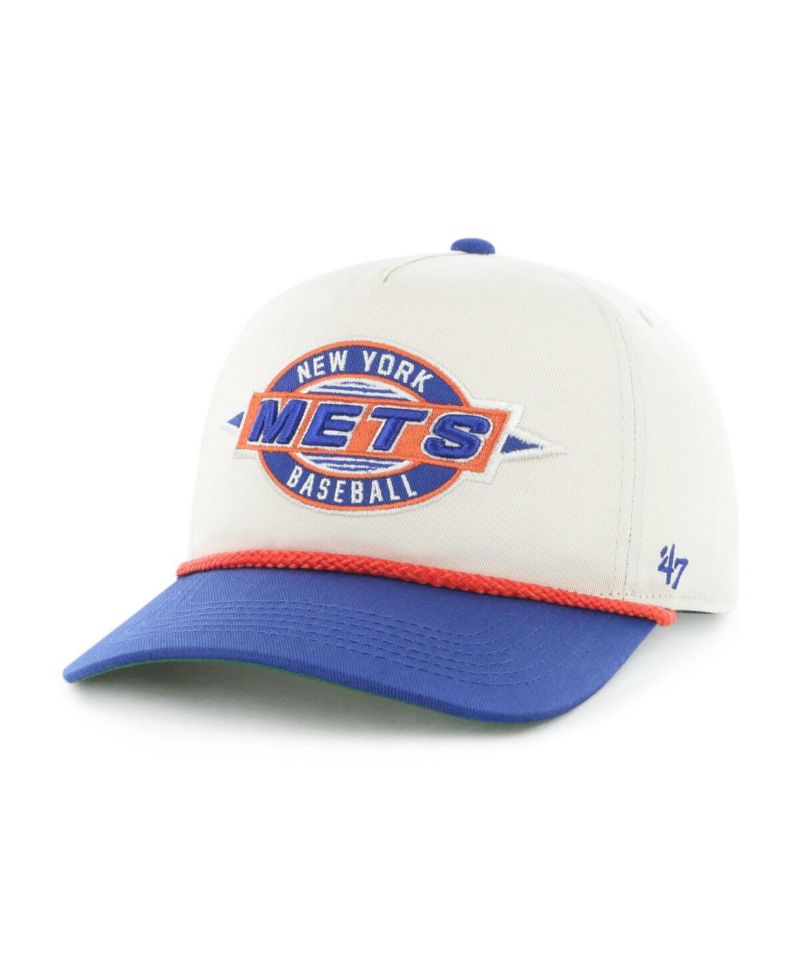 Men's Natural/Royal New York Mets Frame Out Hitch Adjustable Hat