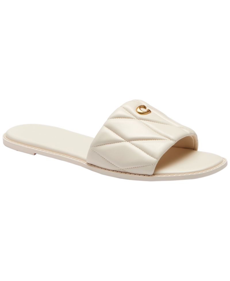 Women's Holly Quilted Leather Slip-On Sandals