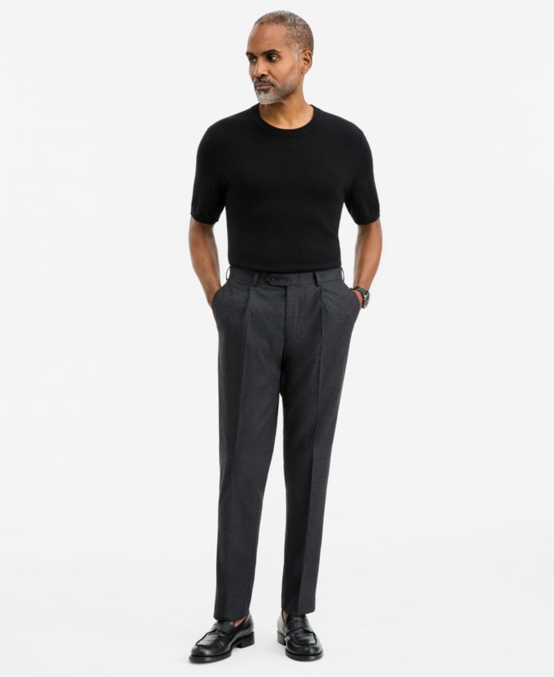 Men's Classic-Fit Flannel Solid Pants