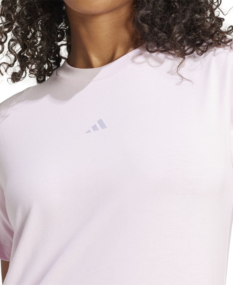 Plus Size Short-Sleeve Cotton Crewneck Logo T-Shirt
