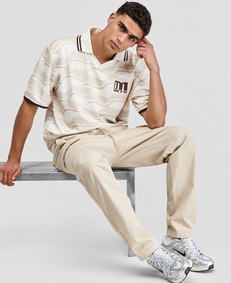 Men's Relaxed-Fit Varsity Polo Shirt