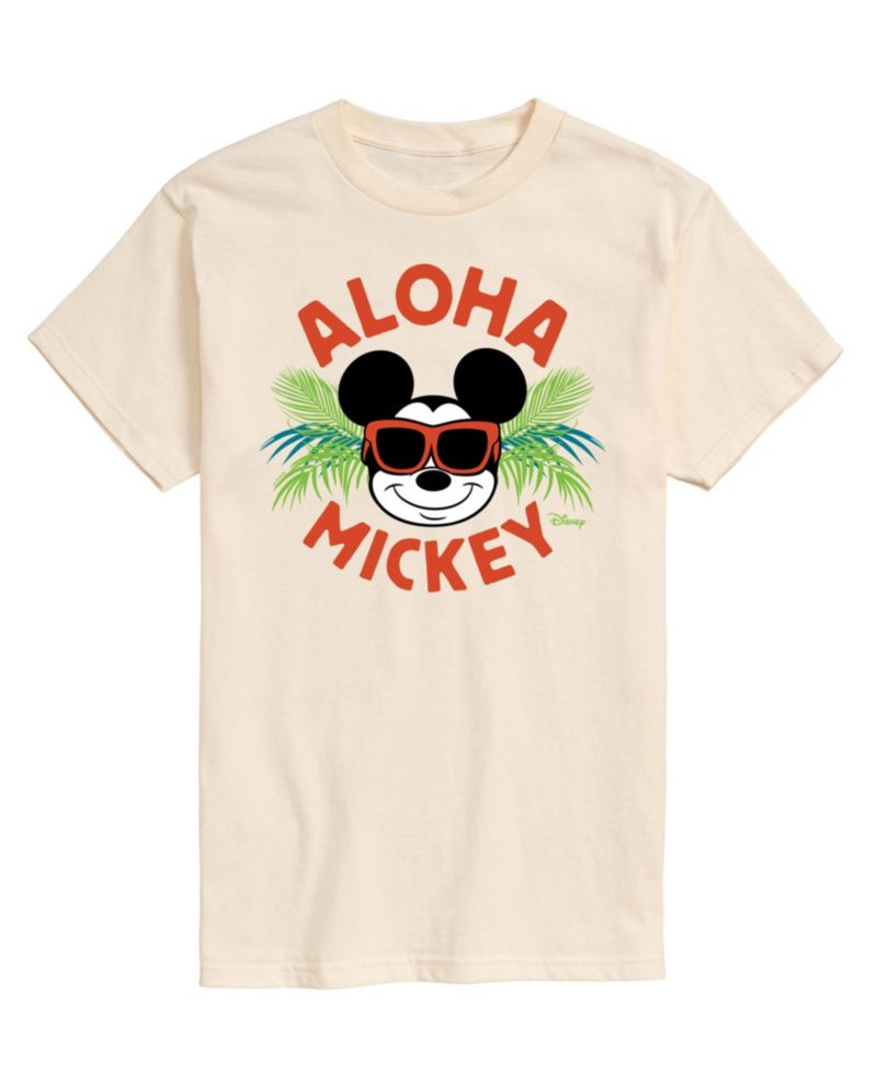 Men's Disney Aloha Mickey Summer Short Sleeve T-Shirt