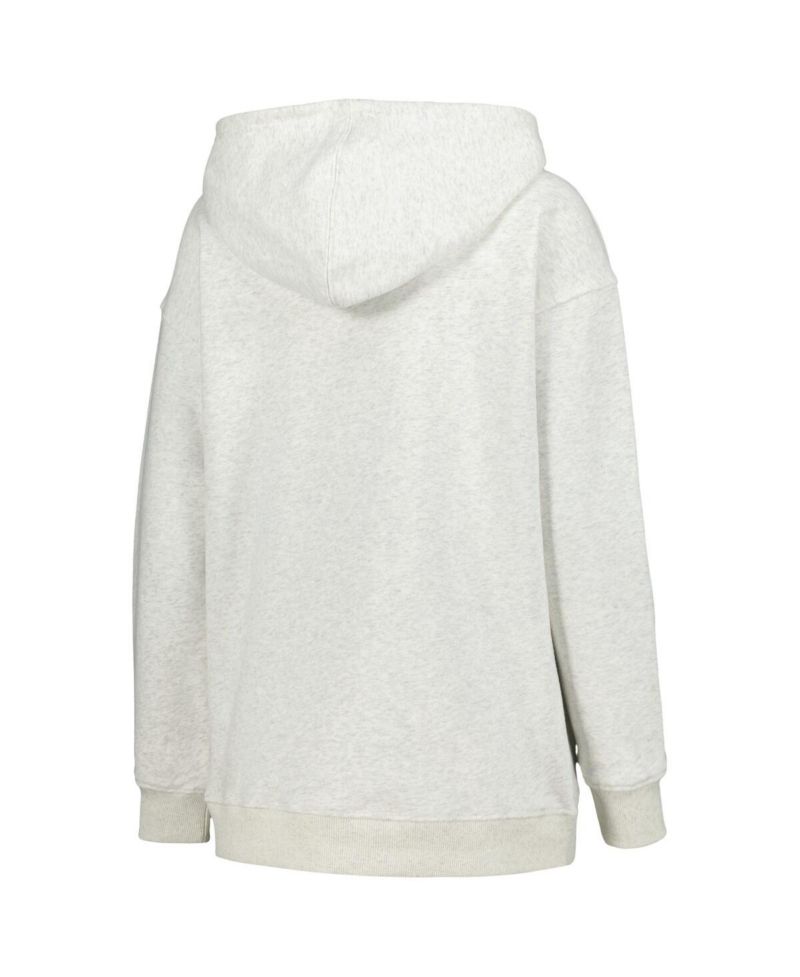 Women's Heather Gray Las Vegas Aces Washed Full-Zip Hoodie