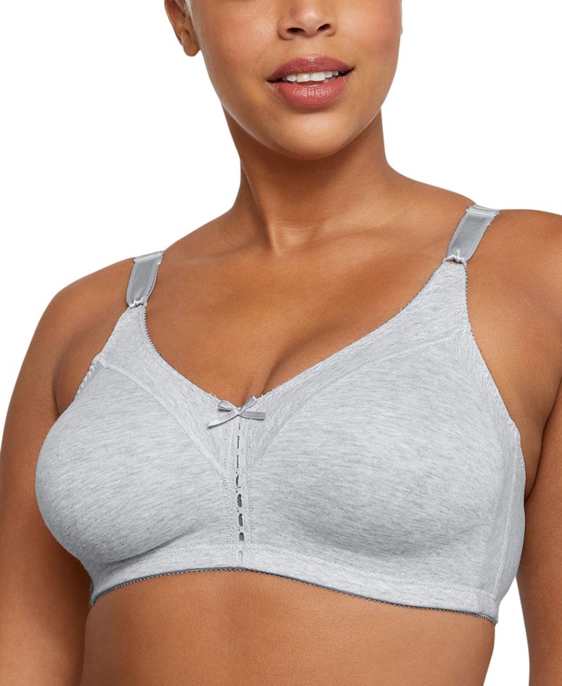 Double Support Cotton Wireless Bra with Cool Comfort 3036