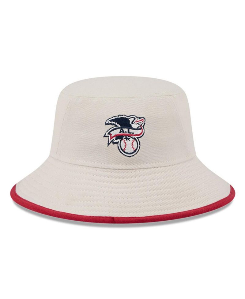 Men's Khaki Oakland Athletics 2024 Fourth of July Bucket Hat