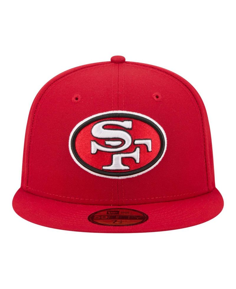 Men's Scarlet San Francisco 49ers 59FIFTY Fitted Hat