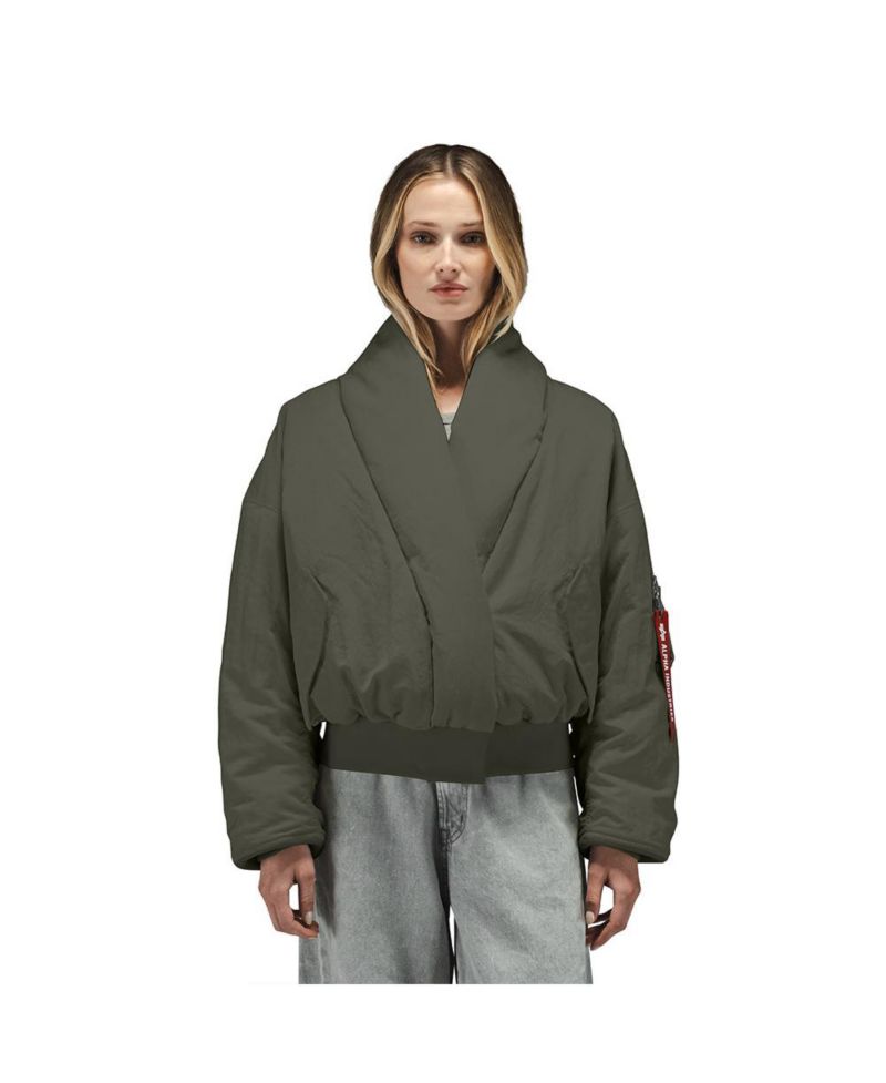 Women's Shawl Collar Flight Jacket W