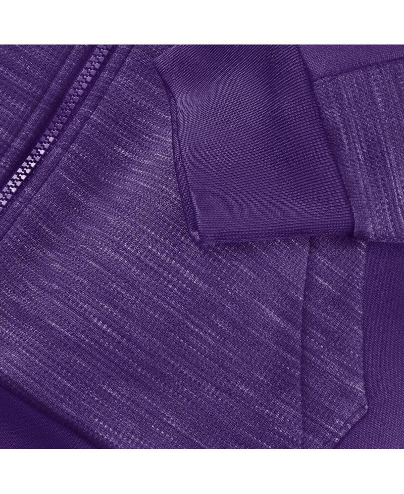 Men's Purple Los Angeles Lakers Back Door Cut Play Defender Full-Zip Hoodie