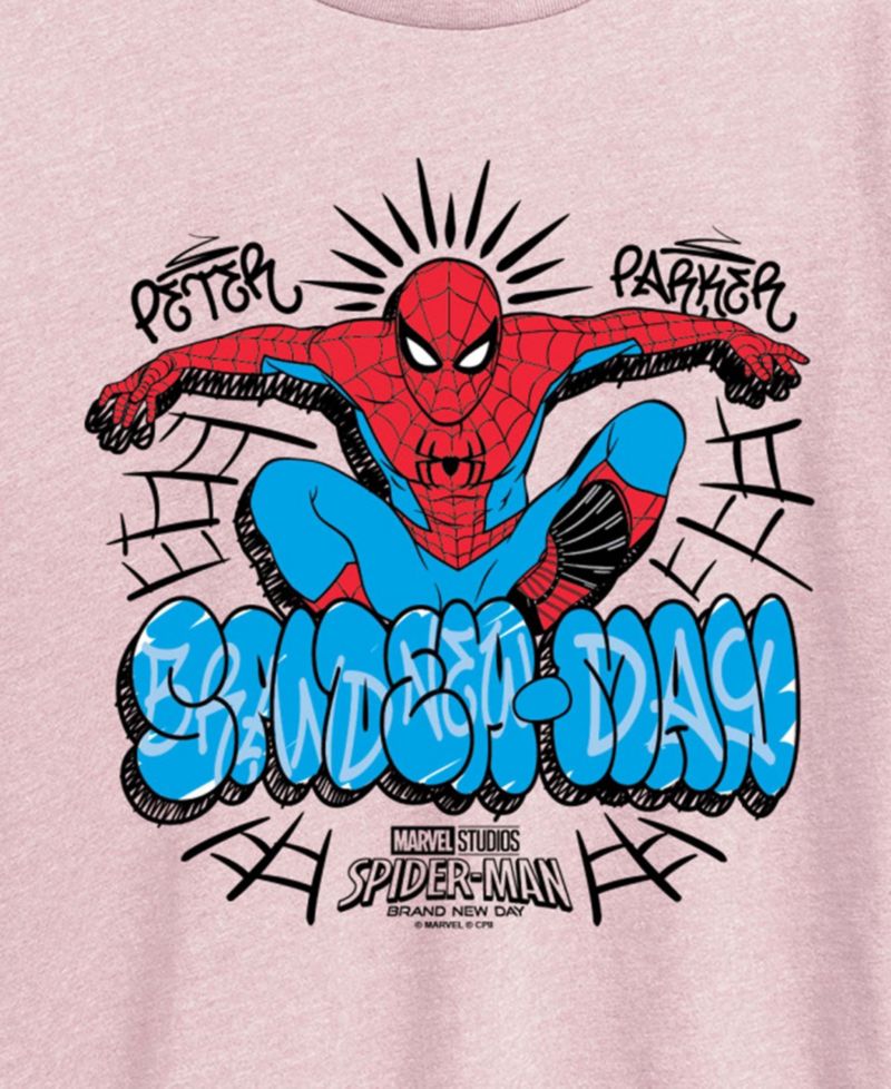 Plus Size Spider-Man Brand New Day Peter Parker Graphic T-Shirt