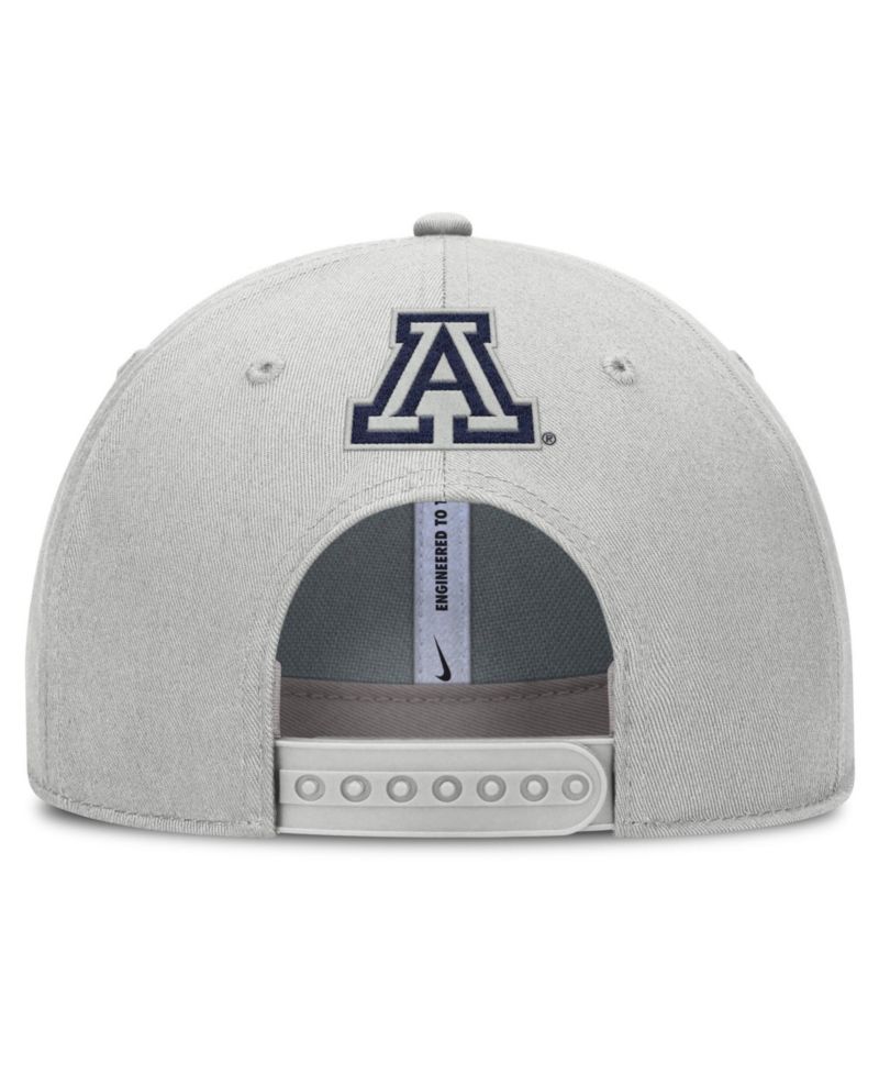Men's Gray Arizona Wildcats 2025 Sideline Dust Pinched Rise Adjustable Hat
