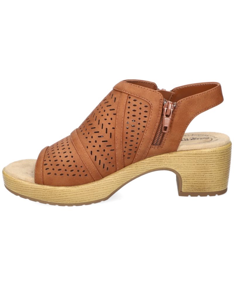 Easy Street Women's Evan Open Toe Platform Sandals