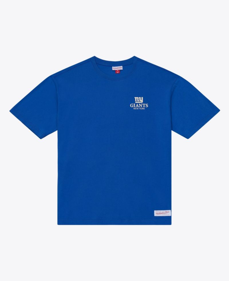 Men's Royal New York Giants Core Essentials Micro Logo T-Shirt