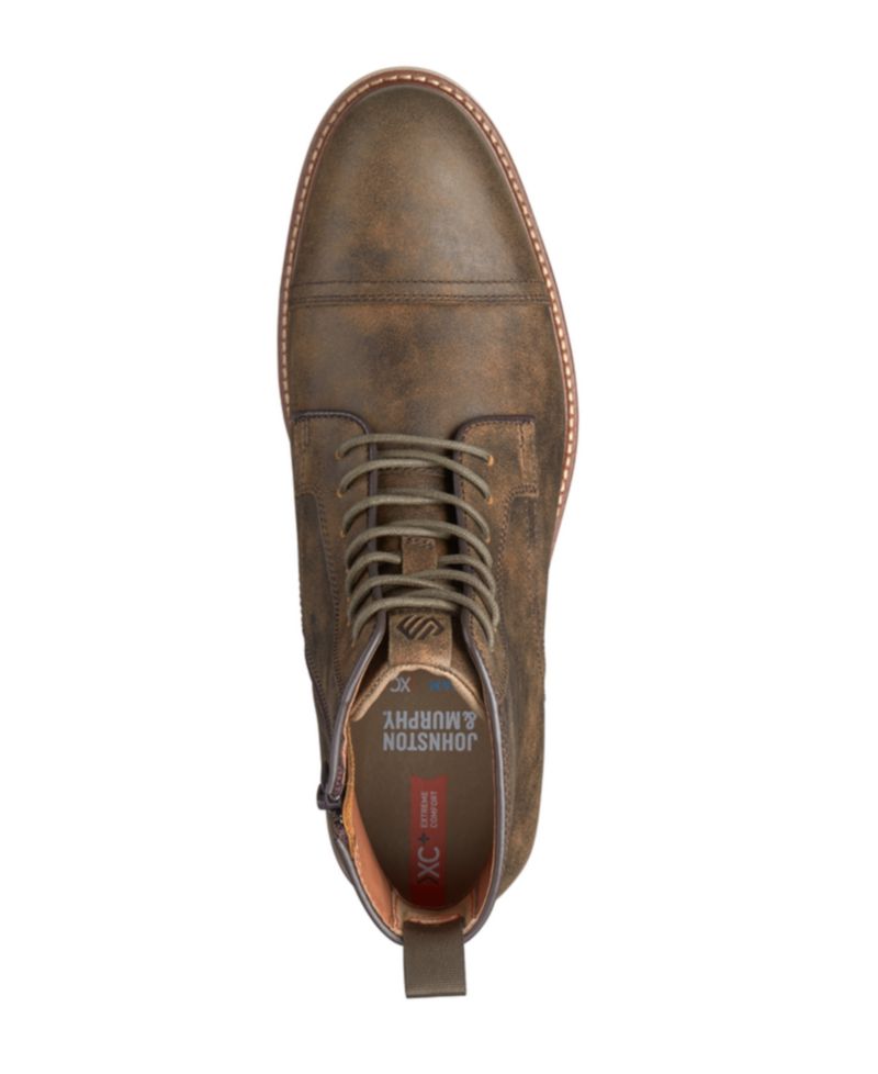 Johnston and Murphy Men's XC+ Durham Waterproof Leather Cap Toe Boots