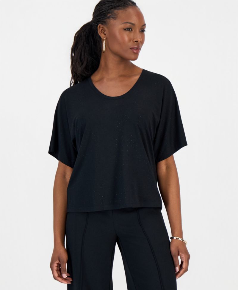 Women's Embellished Dolman-Sleeve Top