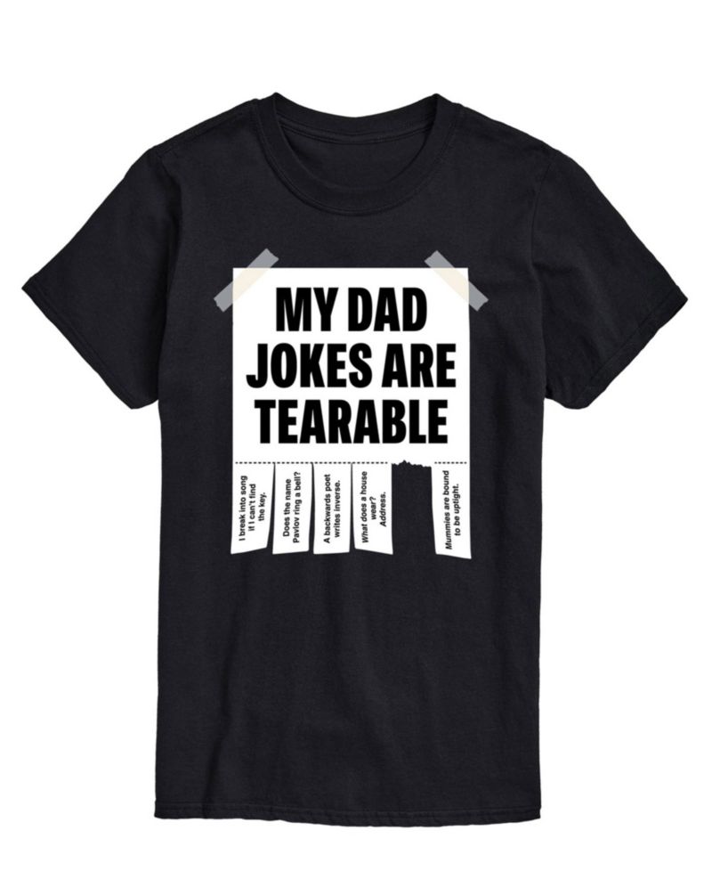 Men's My Dad Jokes are Tearable Short Sleeve T-Shirt