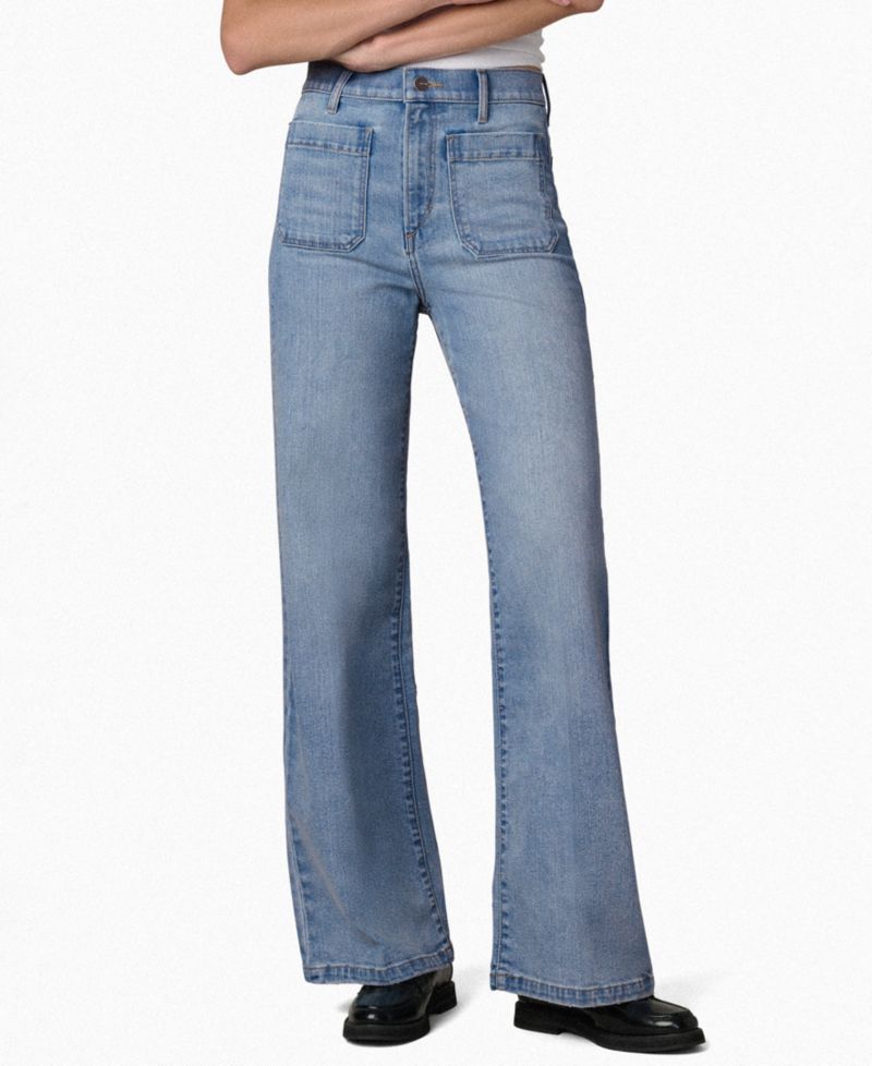 Women's The Mia Patch Pocket High-Rise Wide Jeans
