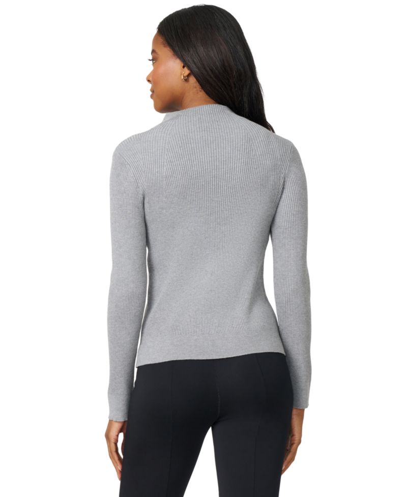 Women's Mock-Neck Rib-Knit Sweater