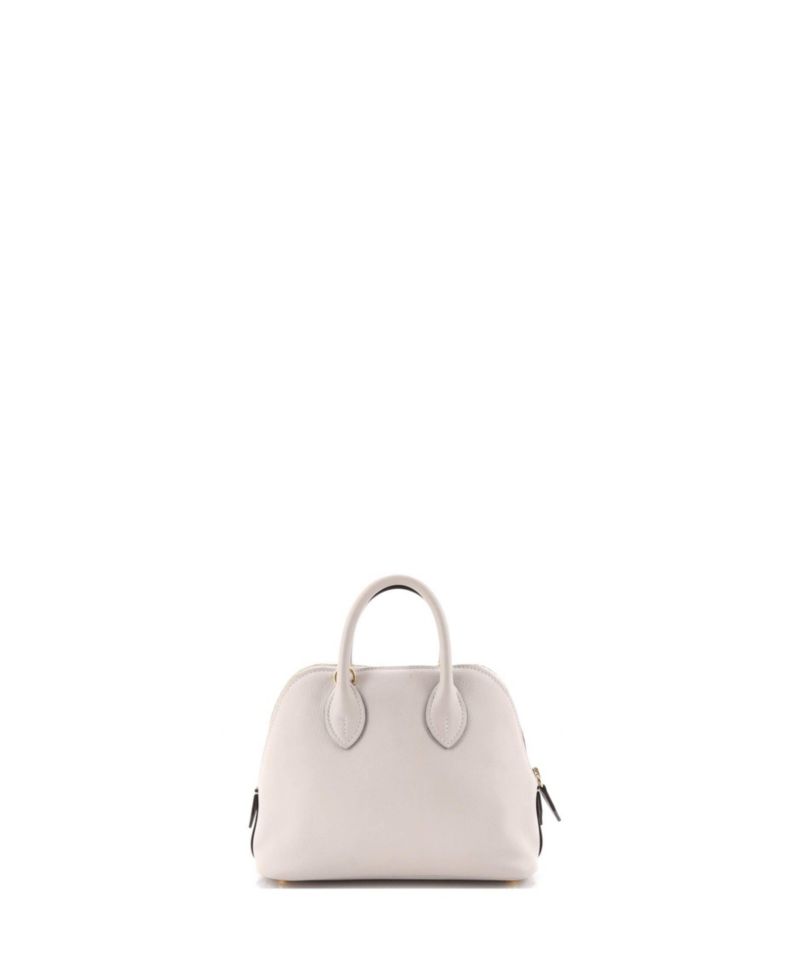 HERM&Eacute;S Mini Bolide 1923 Crossbody Top Handle Leather Shoulder Bag