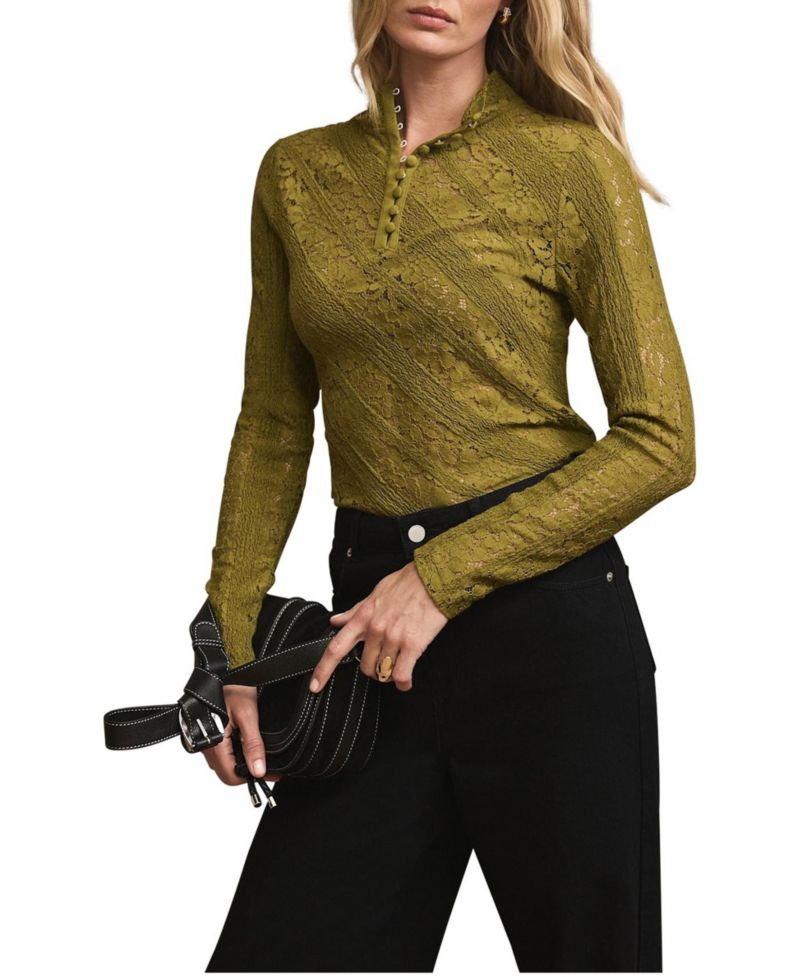 Women's Lace Detail Top